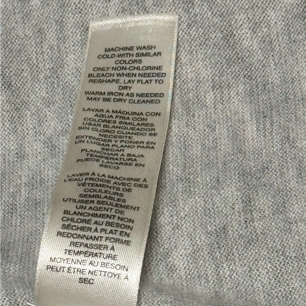 White House Black Market gray duster cardigan